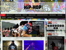 Tablet Screenshot of iamhiphopmagazine.com